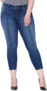 SLINK Jeans Center Seam Skinny Ankle Jeans
