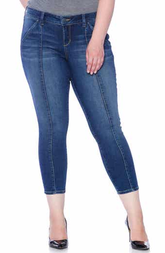 SLINK Jeans Center Seam Skinny Ankle Jeans