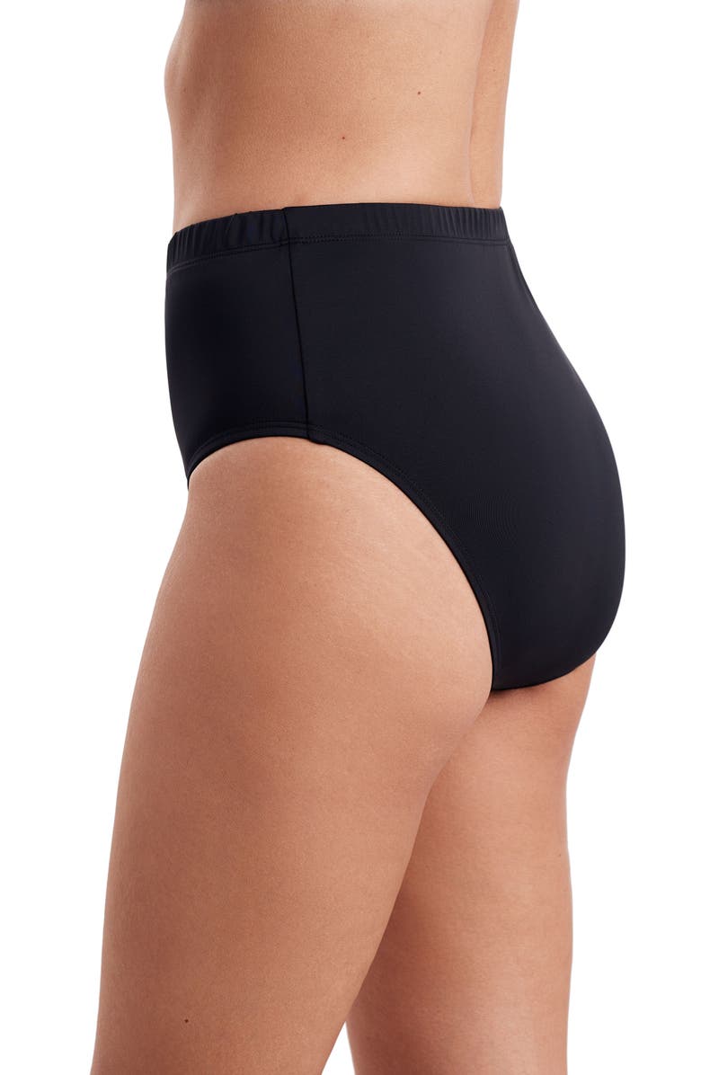 ShapeSolver Basic Brief Swimsuit Bottom, Alternate, color, Black