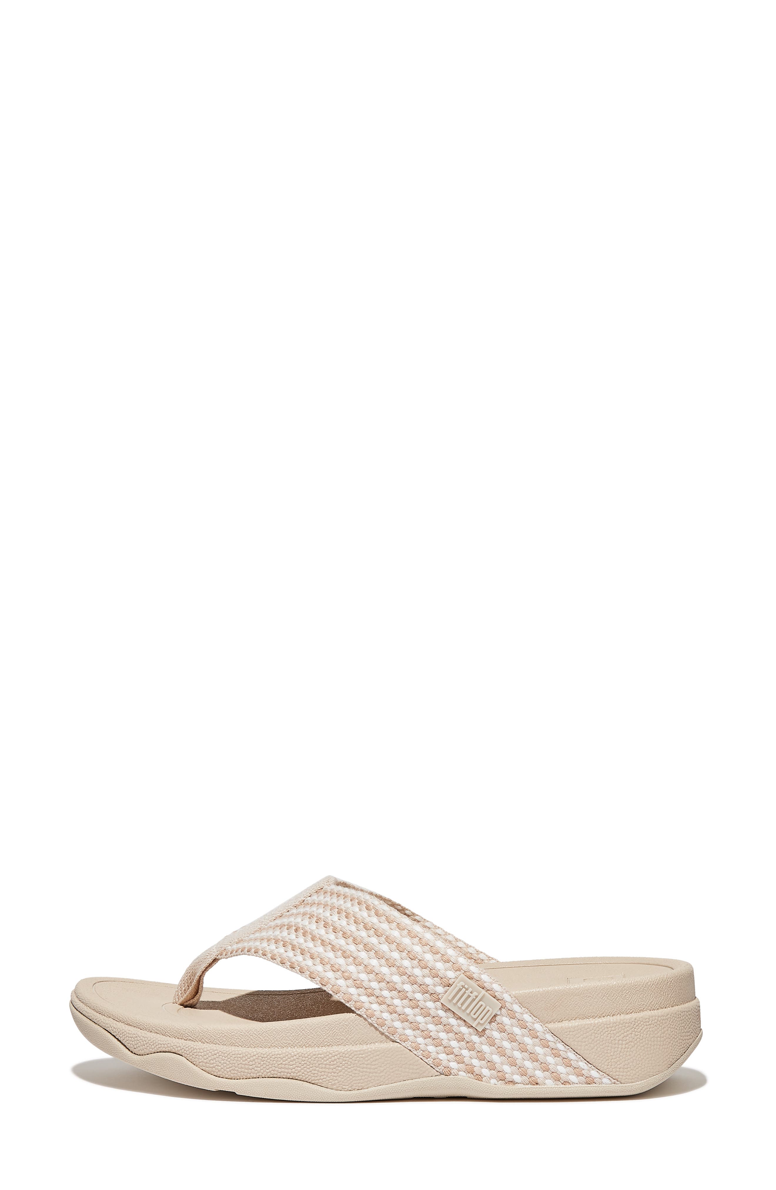 FitFlop Surfa<sup>™</sup> Flip Flop, Alternate, color, Stone Beige Mix