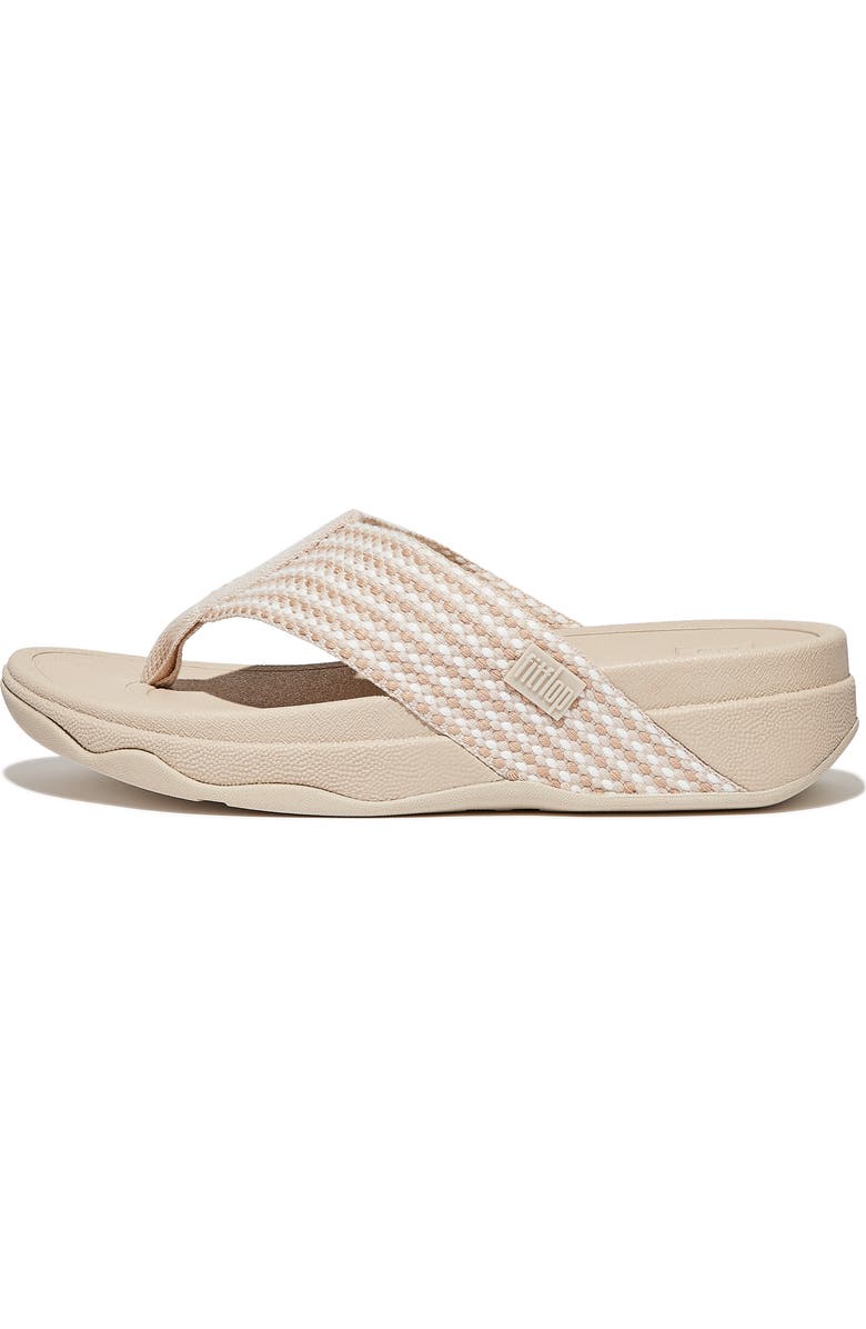 FitFlop Surfa<sup>™</sup> Flip Flop, Alternate, color, Stone Beige Mix