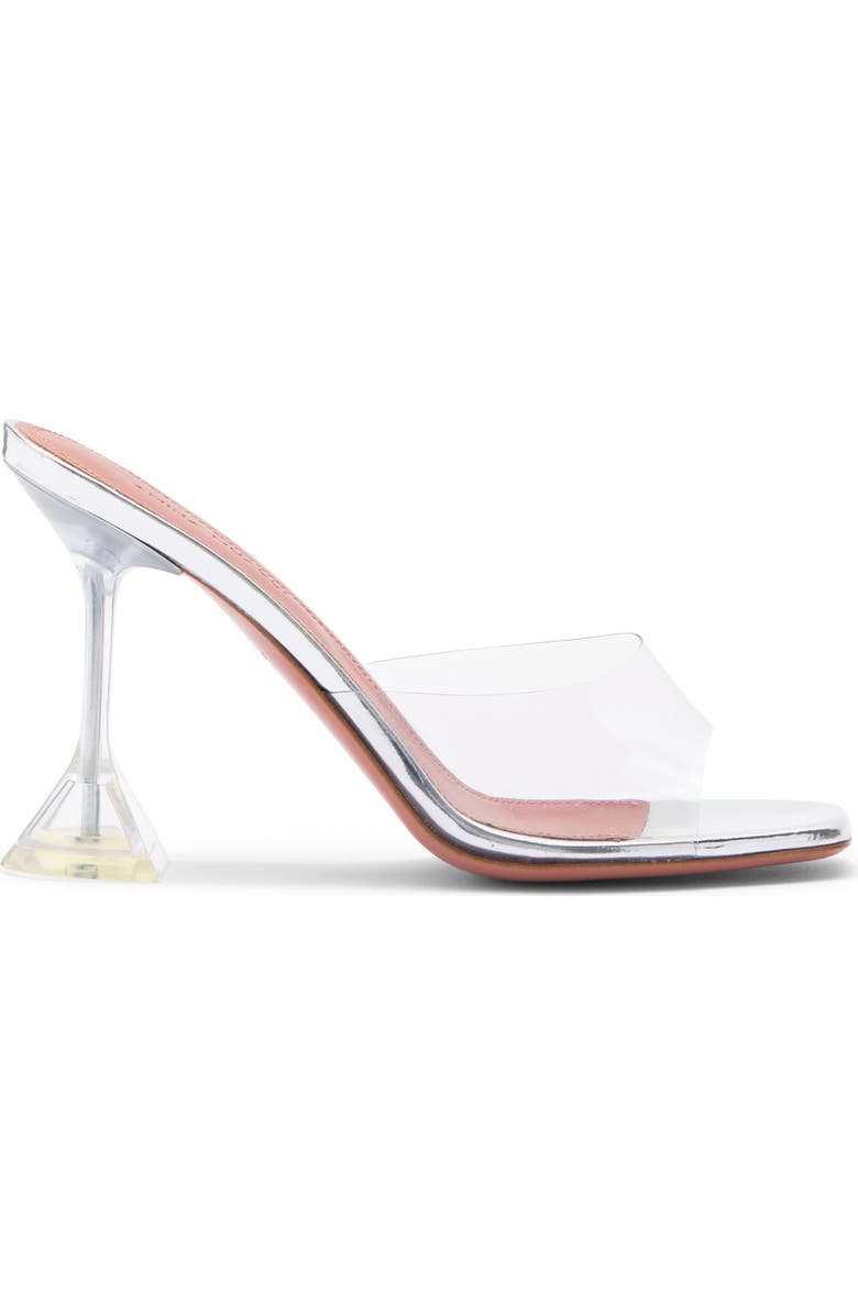 Amina Muaddi Lupita Glass Slide Sandal, Alternate, color,