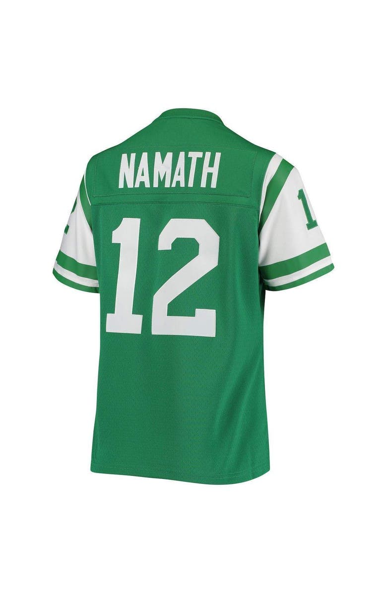 Mitchell & Ness Women's Mitchell & Ness Joe Namath Green New York Jets 1969 Legacy Replica Jersey, Alternate, color, 
