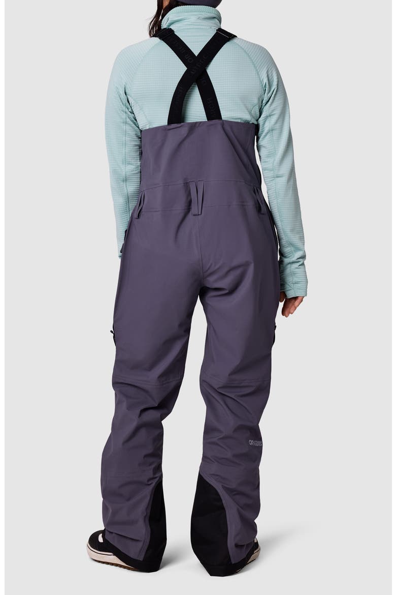 Carbide Bib Snow Pants, Alternate, color, SMOKY QUARTZ