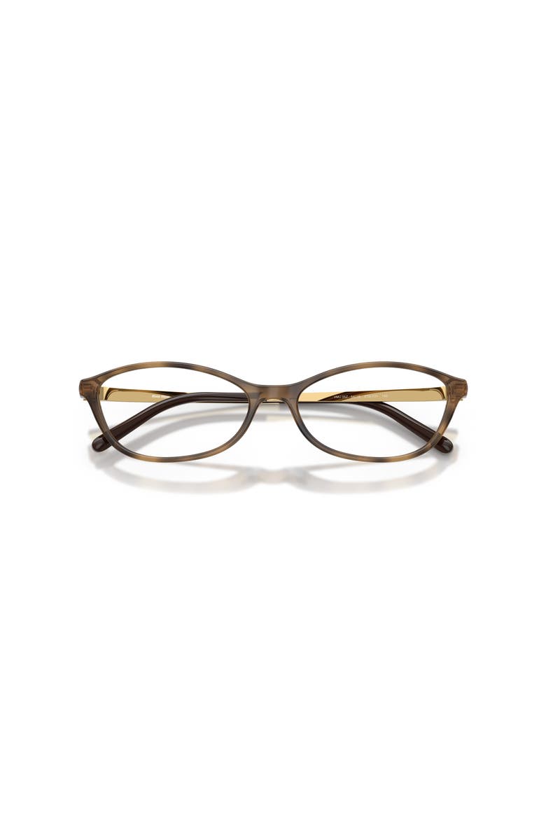 56mm Oval optical glasses, Alternate, color, Tortoise