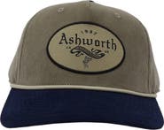 ASHWORTH GOLF Micro Cord Vintage Woven Patch Cap