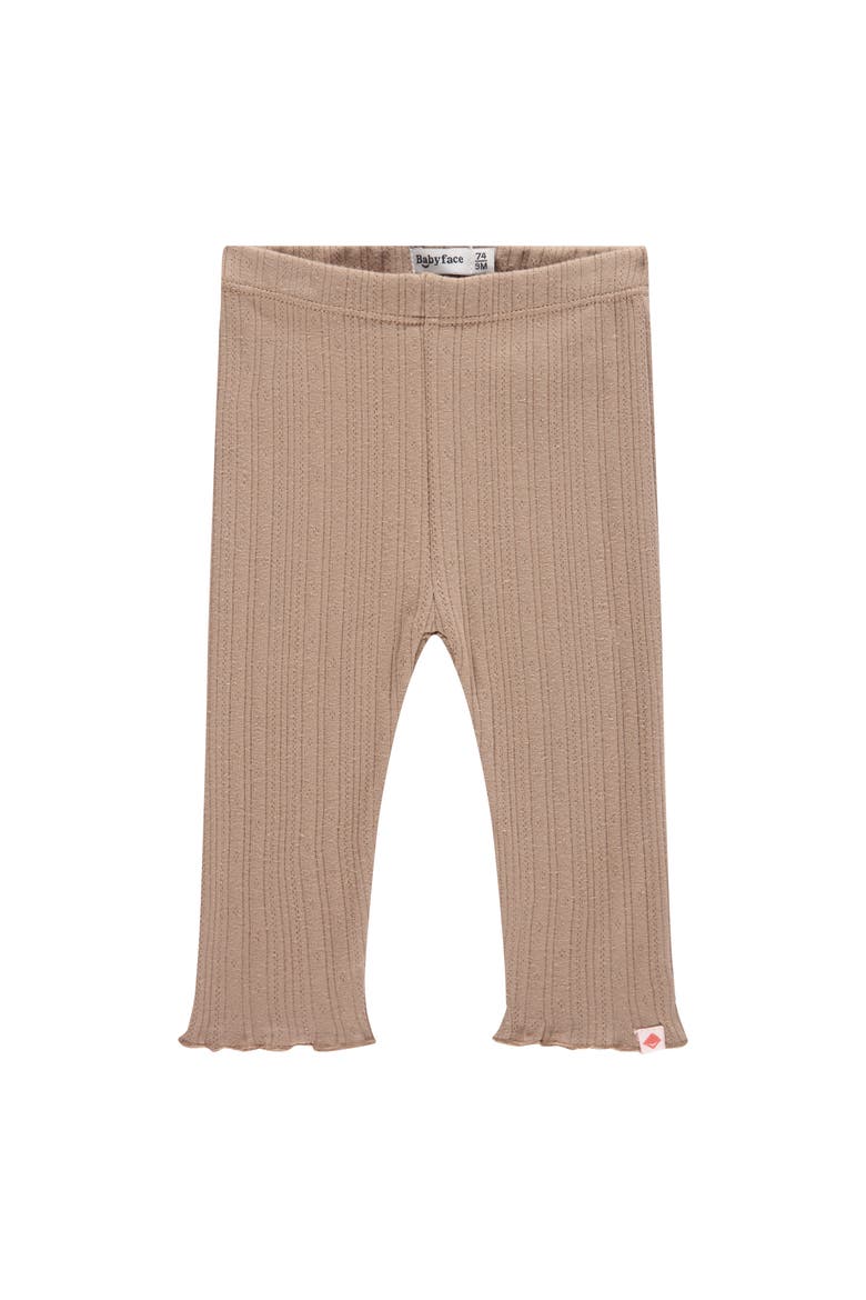 Pointelle Leggings, Main, color, Sepia