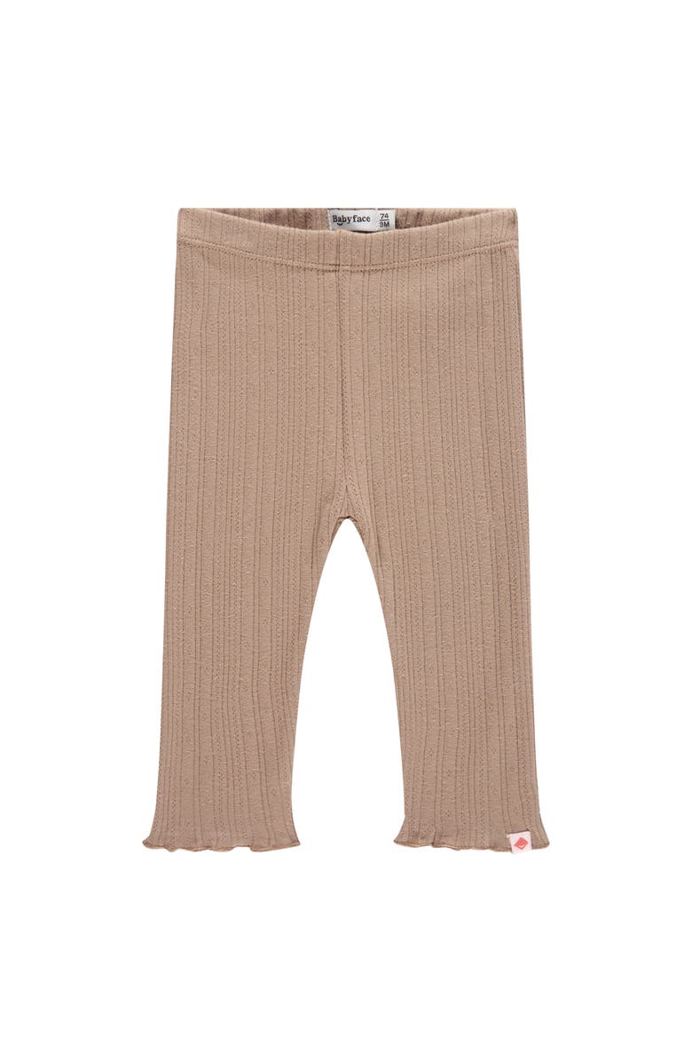 BABYFACE Pointelle Leggings, Main, color, Sepia