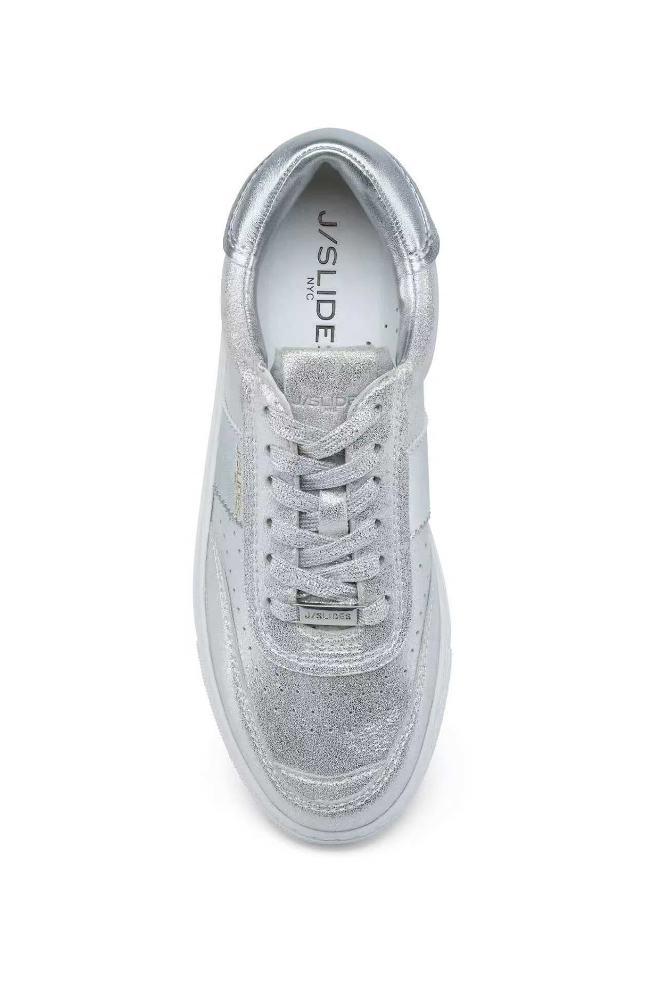 JSlides Footwear TINSLEY SNEAKER, Alternate, color, Metallic  Silver