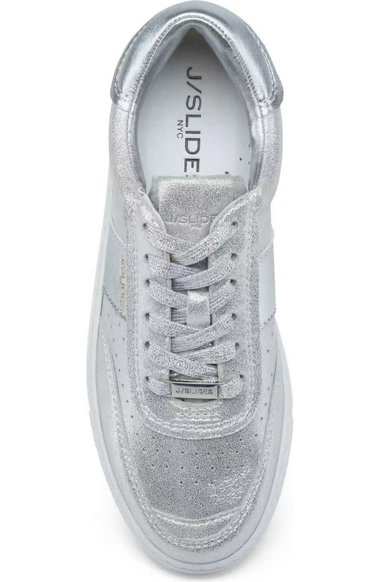 JSlides Footwear TINSLEY SNEAKER, Alternate, color, Metallic Silver