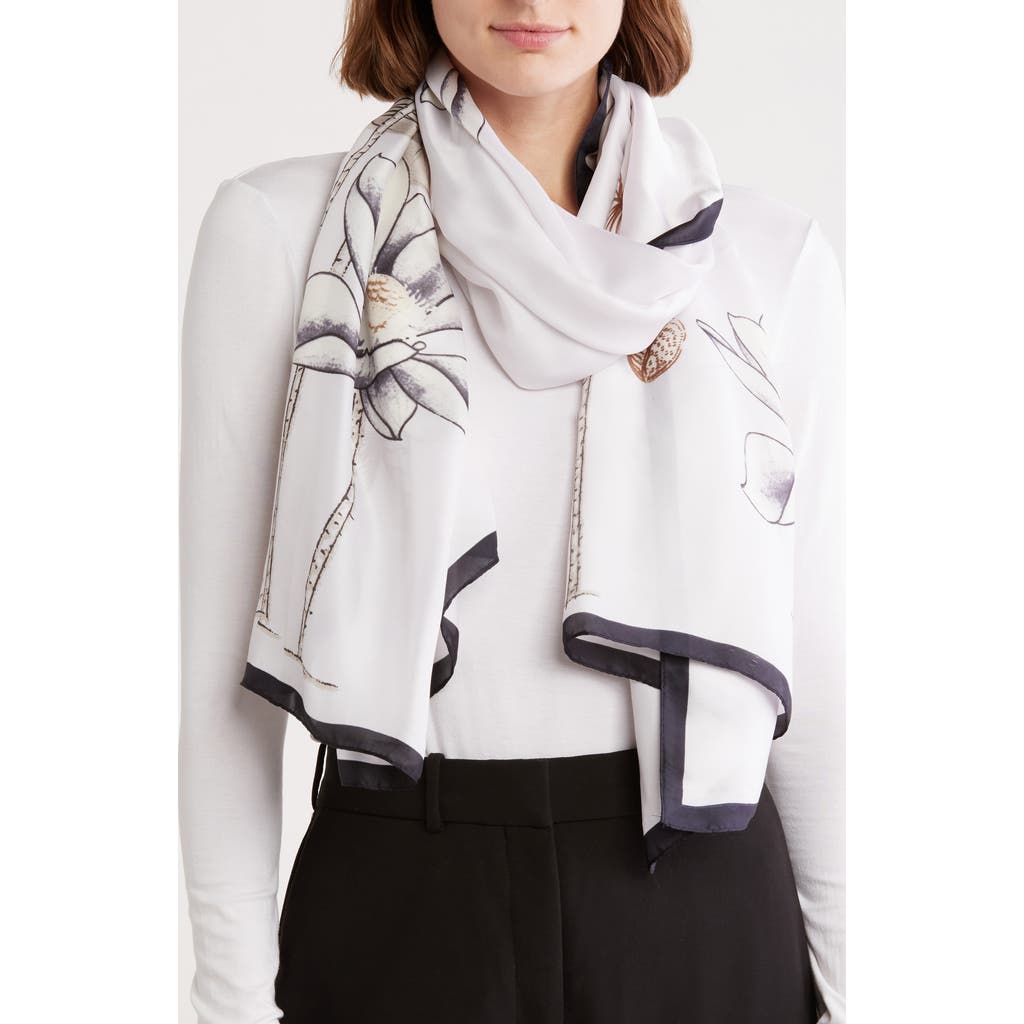 La Fiorentina Floral Print Scarf
