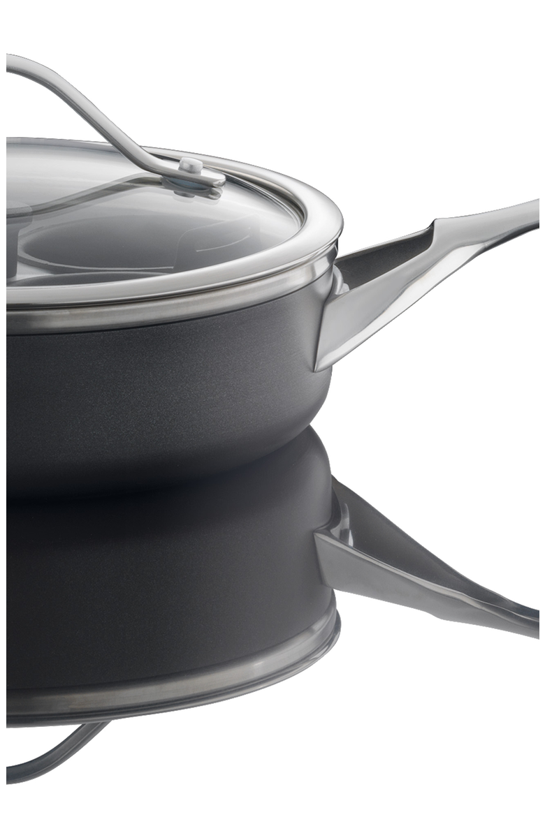 iD3® 4-Egg Poacher with Lid 1.5qt, Alternate, color, BLACK