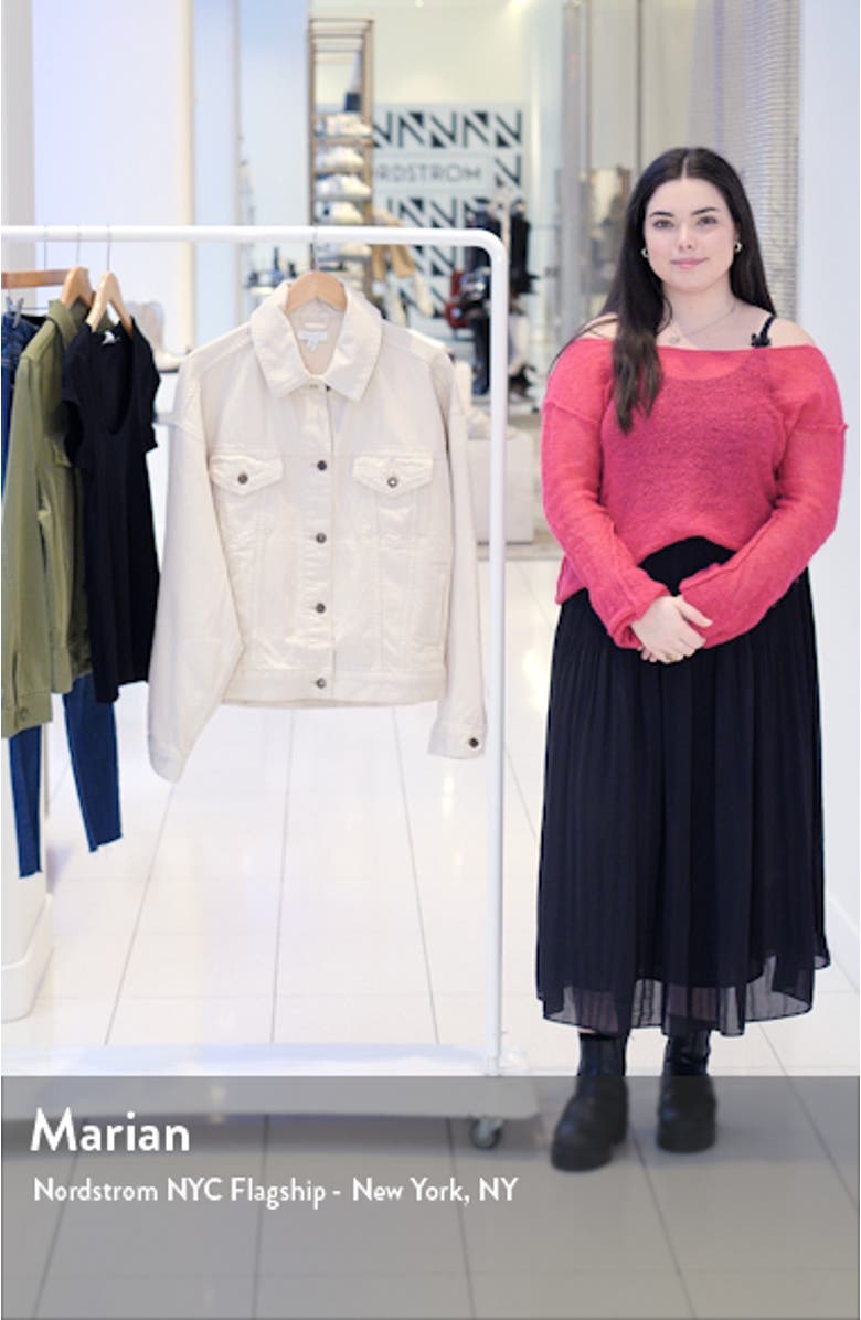 Balloon Sleeve Oversize Denim Jacket, sales video thumbnail