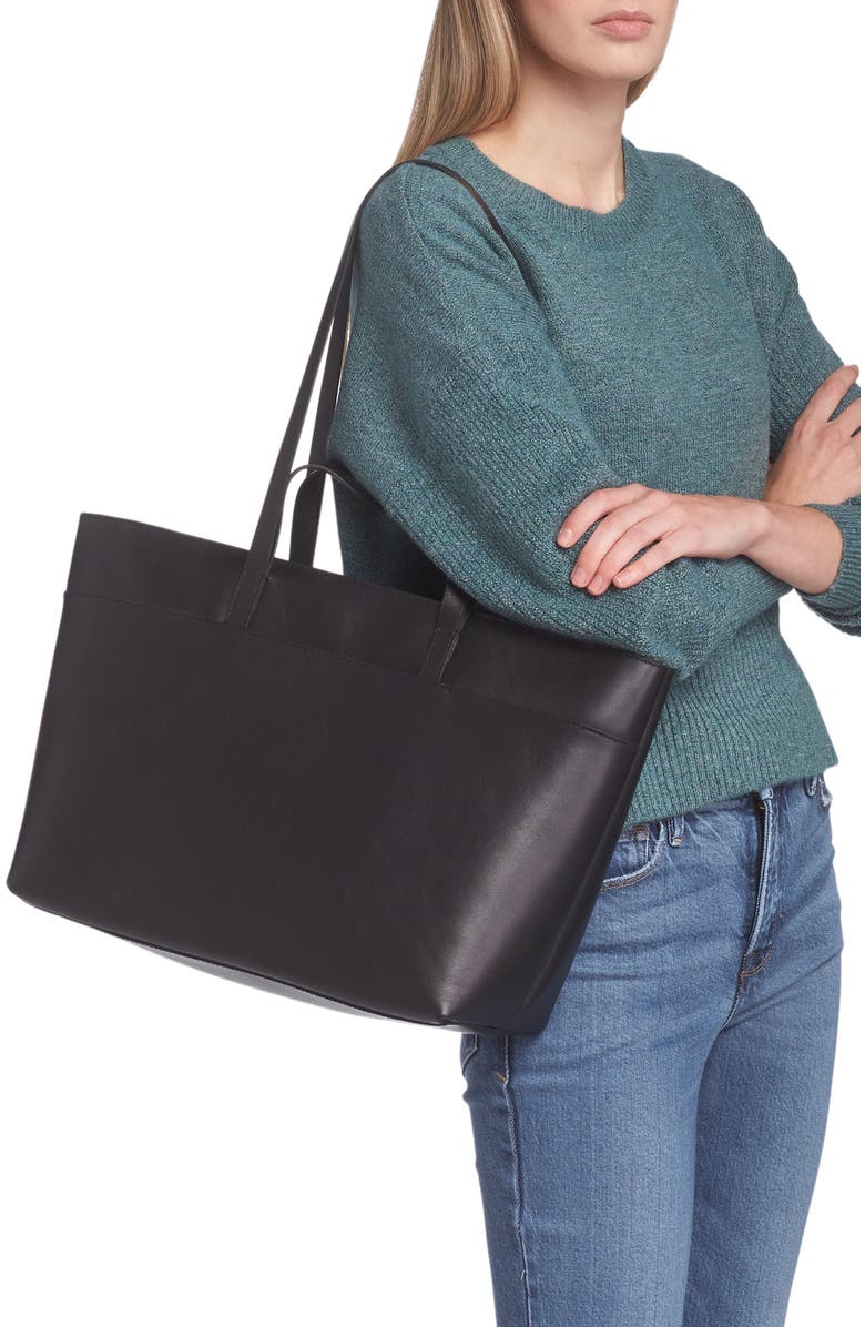 Madewell The Zip Top Essential Tote, Alternate, color,