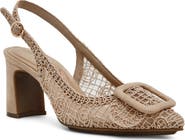 Anne Klein Belinda Lace Embroidered Slingback Pump