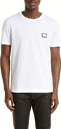 Dolce&Gabbana Logo Plate Crewneck Cotton T-Shirt