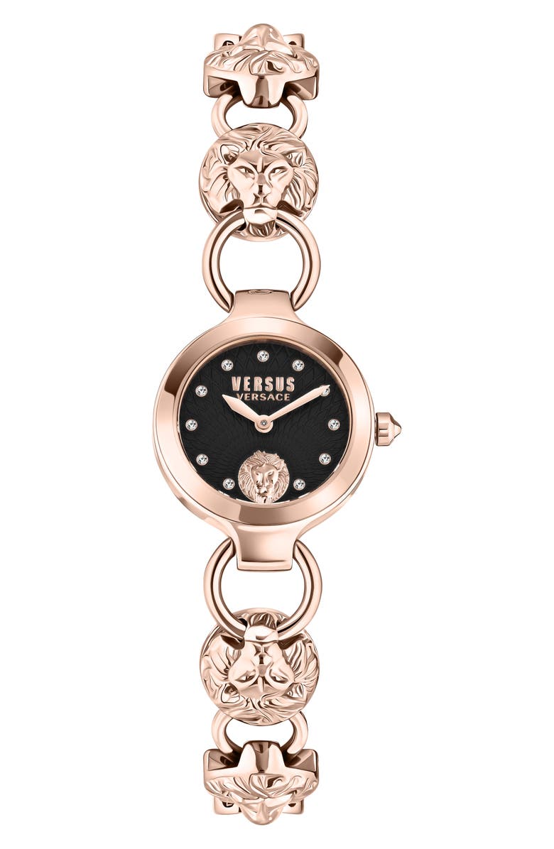 VERSUS Versace Broadwood Petite Bracelet Watch, 26mm, Main, color, Ip Rose Gold