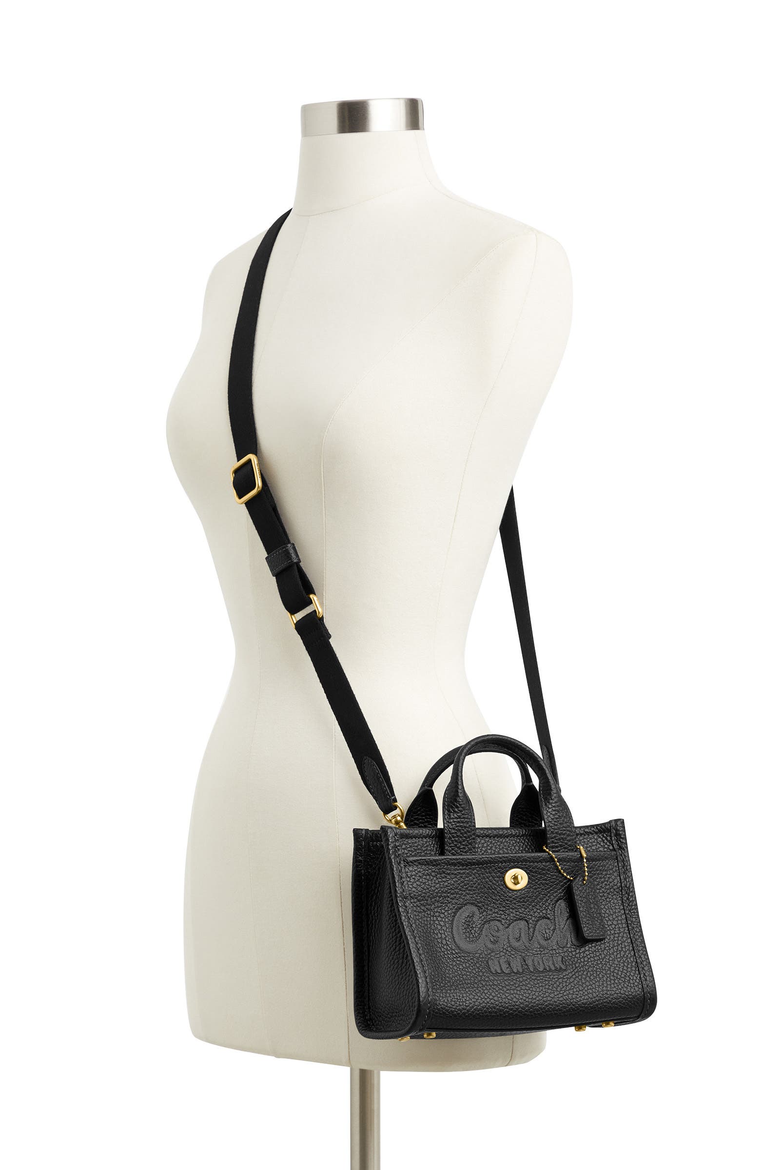 COACH Bubble 20 Leather Cargo Tote, Alternate, color, 