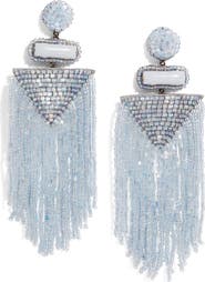 Deepa Gurnani Jody Beaded Tassel Earrings