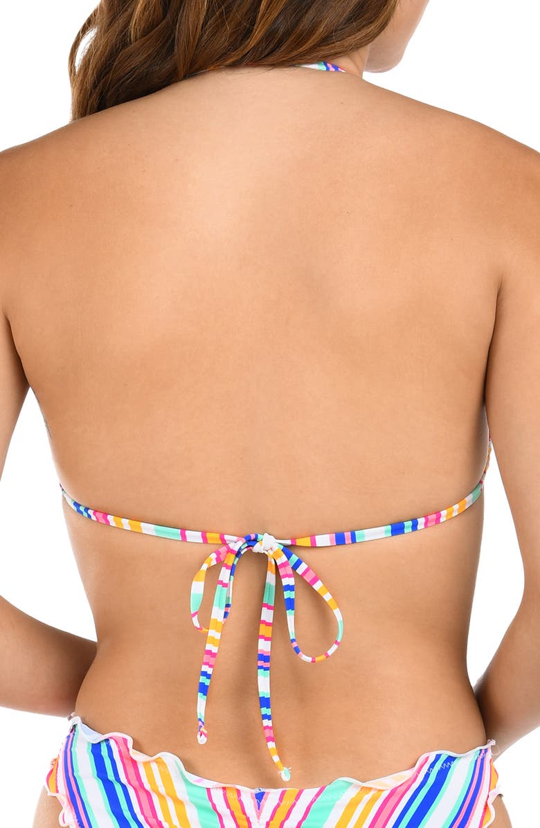 Citrus Shore Merrow Bandeau Bikini Top, Alternate, color, White Multi