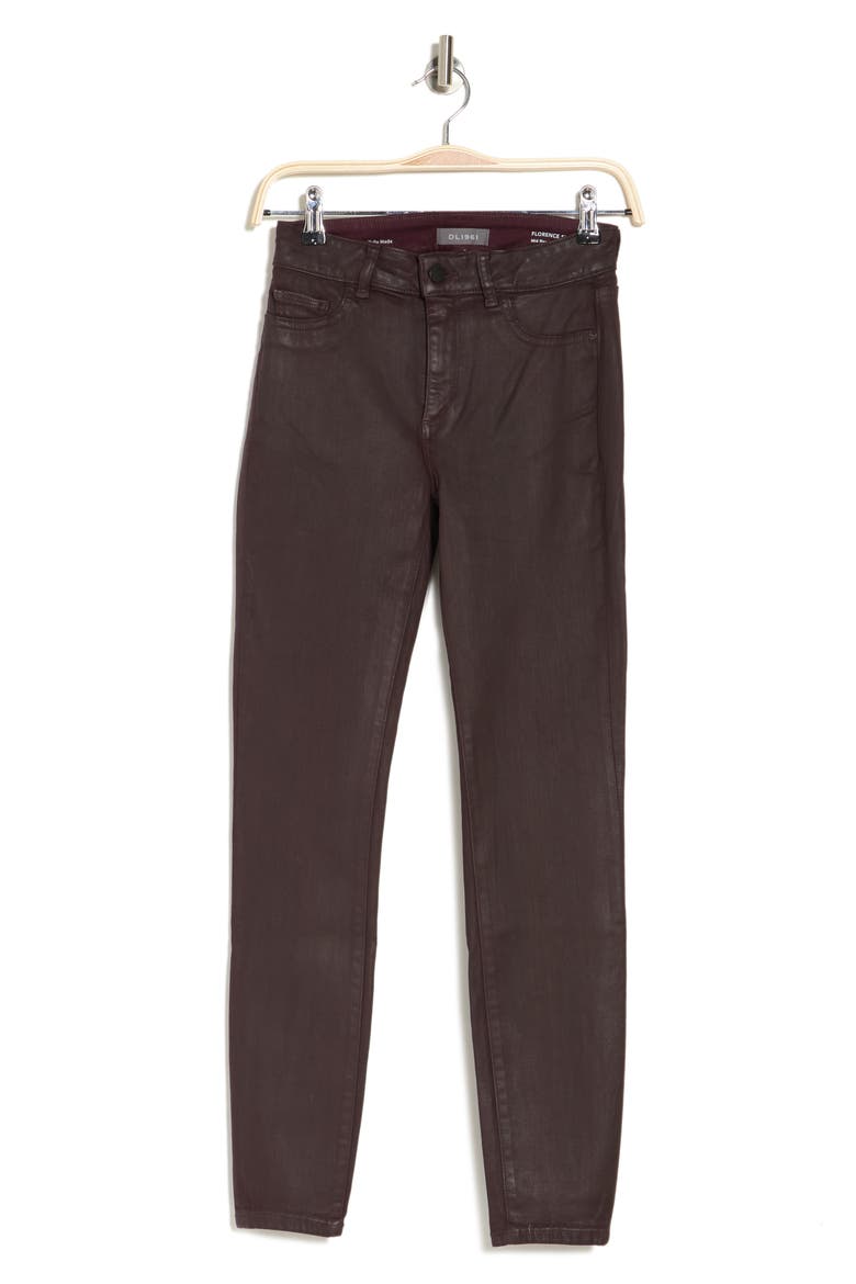 DL 1961 Florence Mid Rise Ankle Crop Skinny Jeans, Alternate, color, FIG