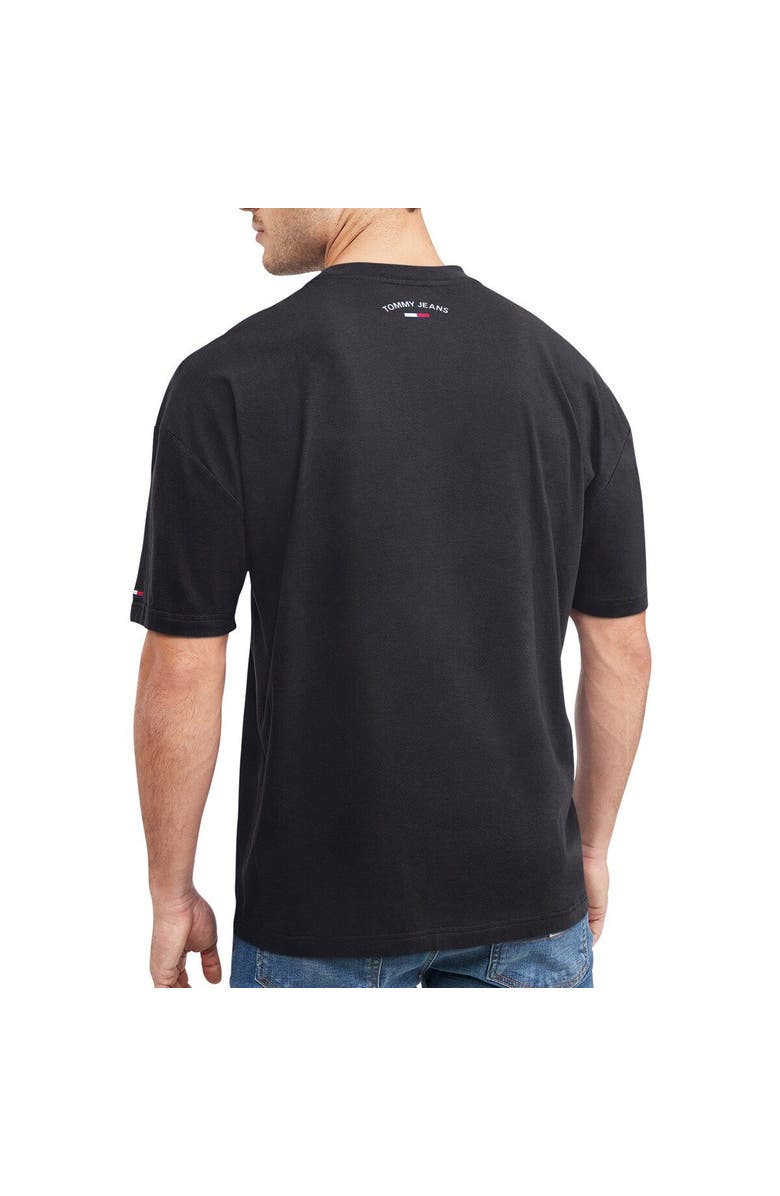 TOMMY JEANS Men's Tommy Jeans Black Miami Heat Mel Varsity T-Shirt, Alternate, color, Black