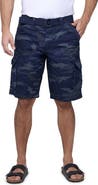 XRAY Belted Cotton Twill Cargo Shorts