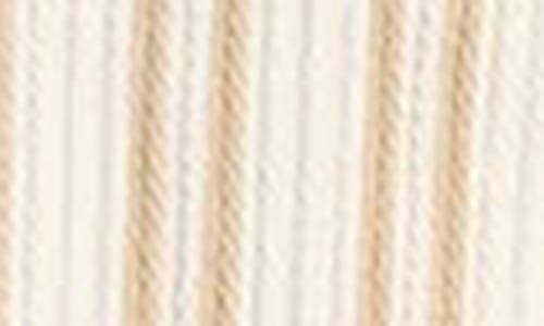 Vince Jacquard Stripe Knit Camp Shirt In Animal Print