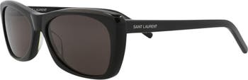 58mm Rectangular Sunglasses