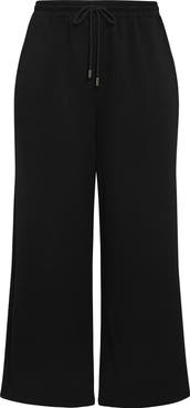 City Chic Maia Tie Waist Wide Leg Pants