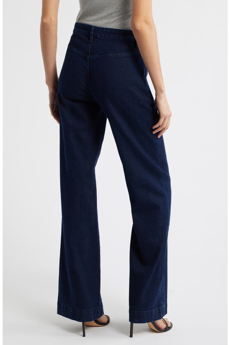 Sara High Waist Wide Leg Jeans, Alternate, color, INDIGO