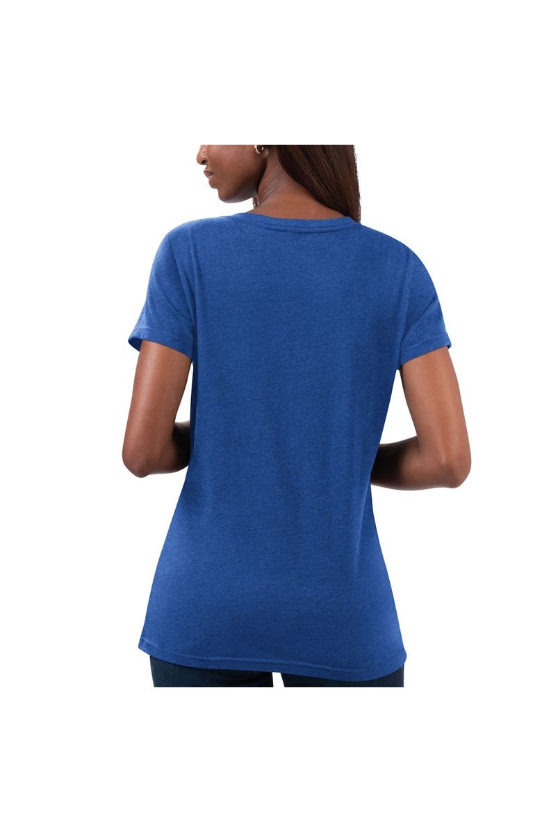 G-III 4HER BY CARL BANKS Women's G-III 4Her by Carl Banks Royal Chase Elliott Snap V-Neck T-Shirt, Alternate, color, Royal