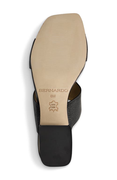 Bernardo Jewel Low Block Heel Sandal In Black