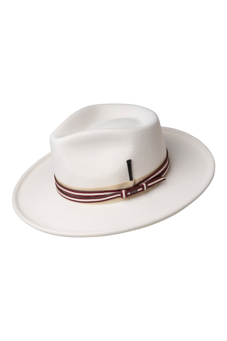 Klinger LiteFelt® Wool Fedora, Main, color, CHALK