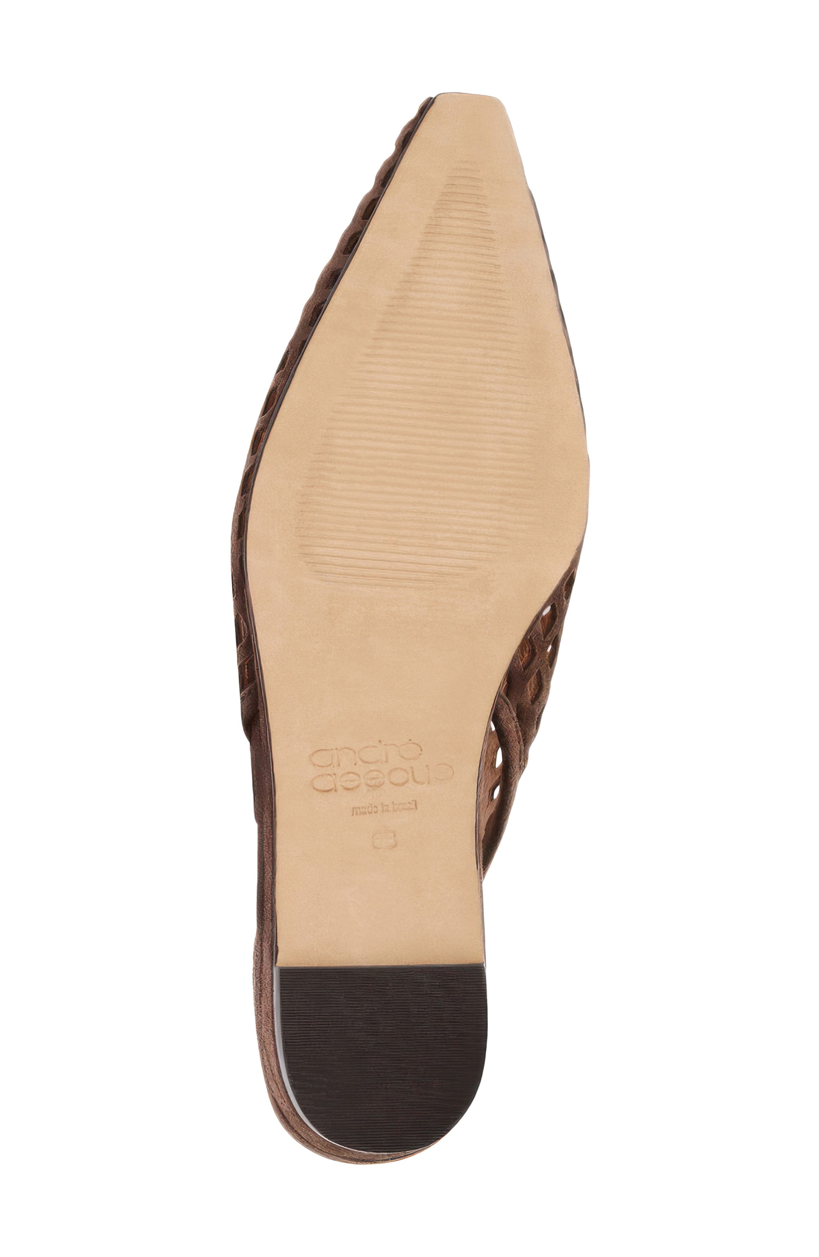 André Assous Brielle Pointed Toe Slingback Flat, Alternate, color, 