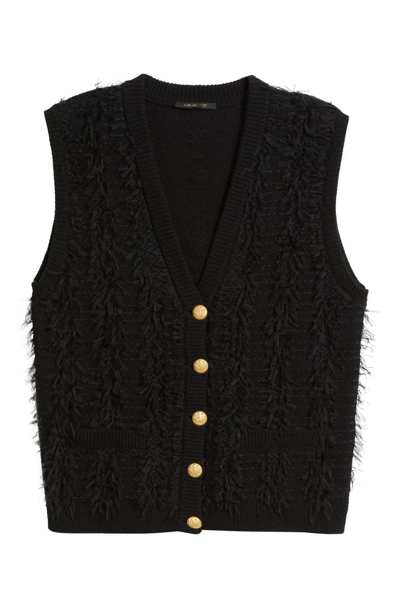 KOBI HALPERIN Tobias Sweater Vest, Alternate, color, Black