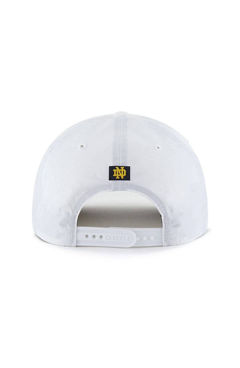 '47 Men's '47 White Notre Dame Fighting Irish Condor Hitch brrr° Adjustable Hat, Alternate, color, 