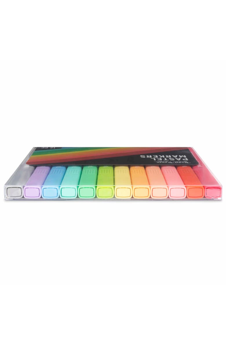 Brea Reese Pastel Markers12Pc, Alternate, color, Multicolored