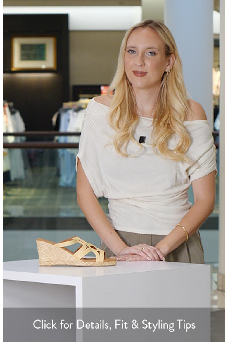 Neena Espadrille Wedge Sandal video