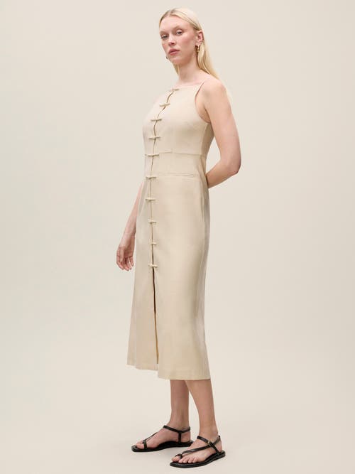 REBECCA TAYLOR REBECCA TAYLOR BEATRICE STRETCH LINEN DRESS