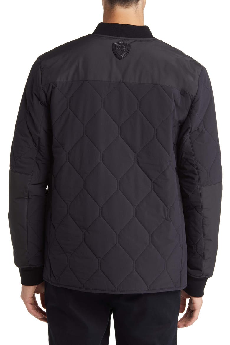 Tailored Reversible Water Resistant Jacket, Alternate, color, BLACK