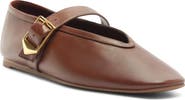 Schutz Vicki Buckle Mary Jane Flat