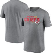 Nike Men's Nike Heather Gray Kansas City Chiefs Legend Team Shoutout Performance T-Shirt