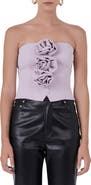Endless Rose Flower Strapless Top