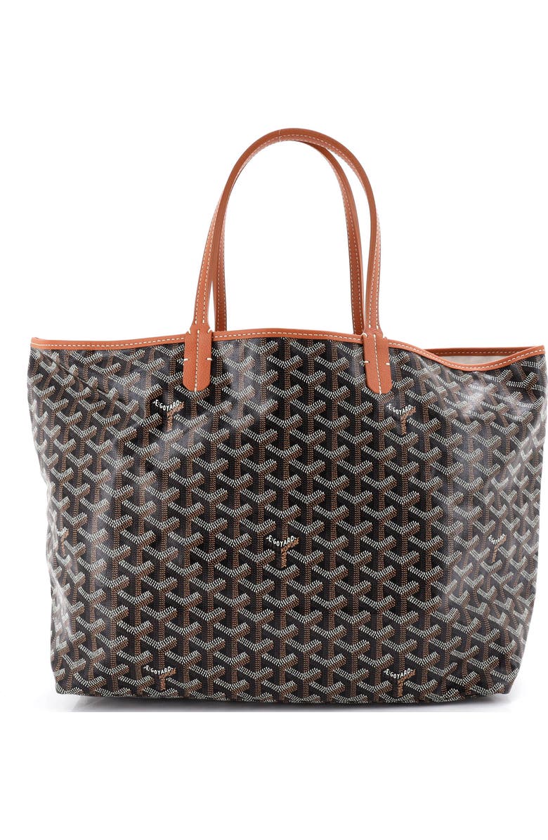 Pre-Owned Goyard Saint Louis Tote Coated Canvas PM, Main, color, Brown