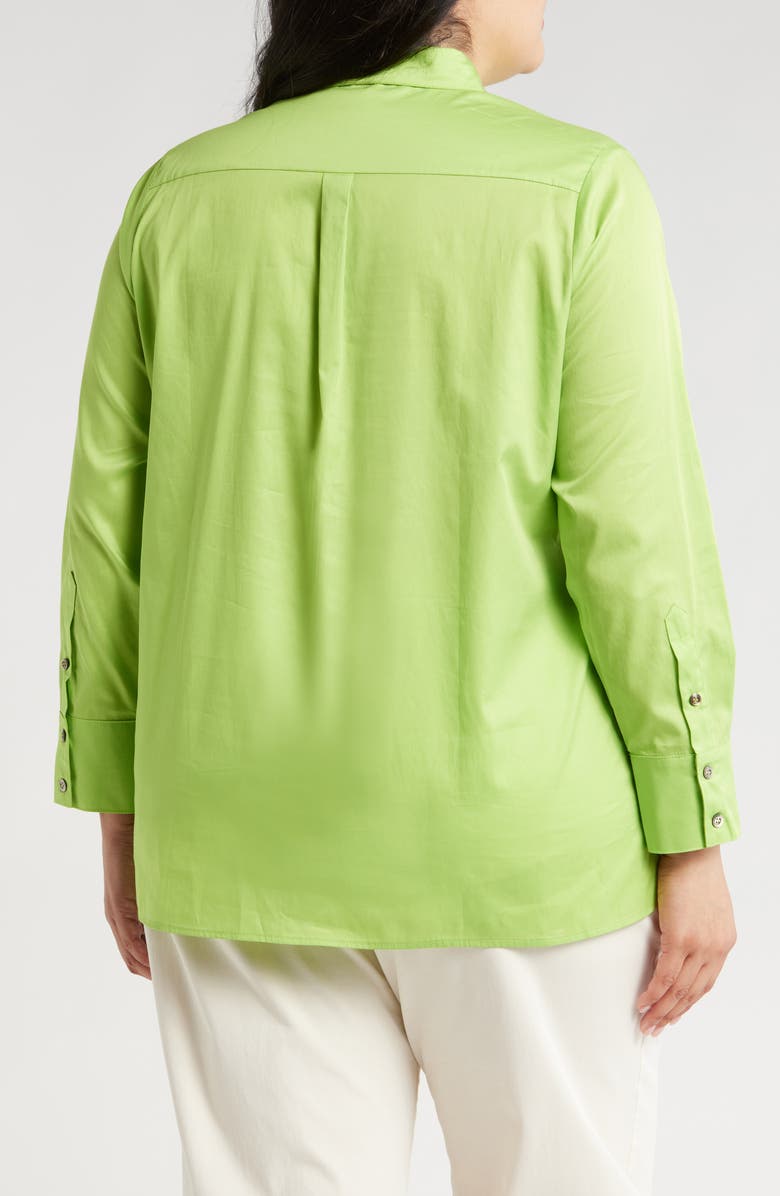 HARSHMAN Kaliyah Pleated Button-Up Shirt, Alternate, color, 