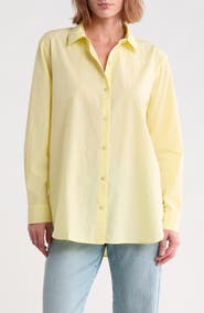 Eileen Fisher Organic Cotton Long Sleeve Shirt