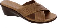 ITALIAN SHOEMAKERS Kenny Wedge Slide Sandal