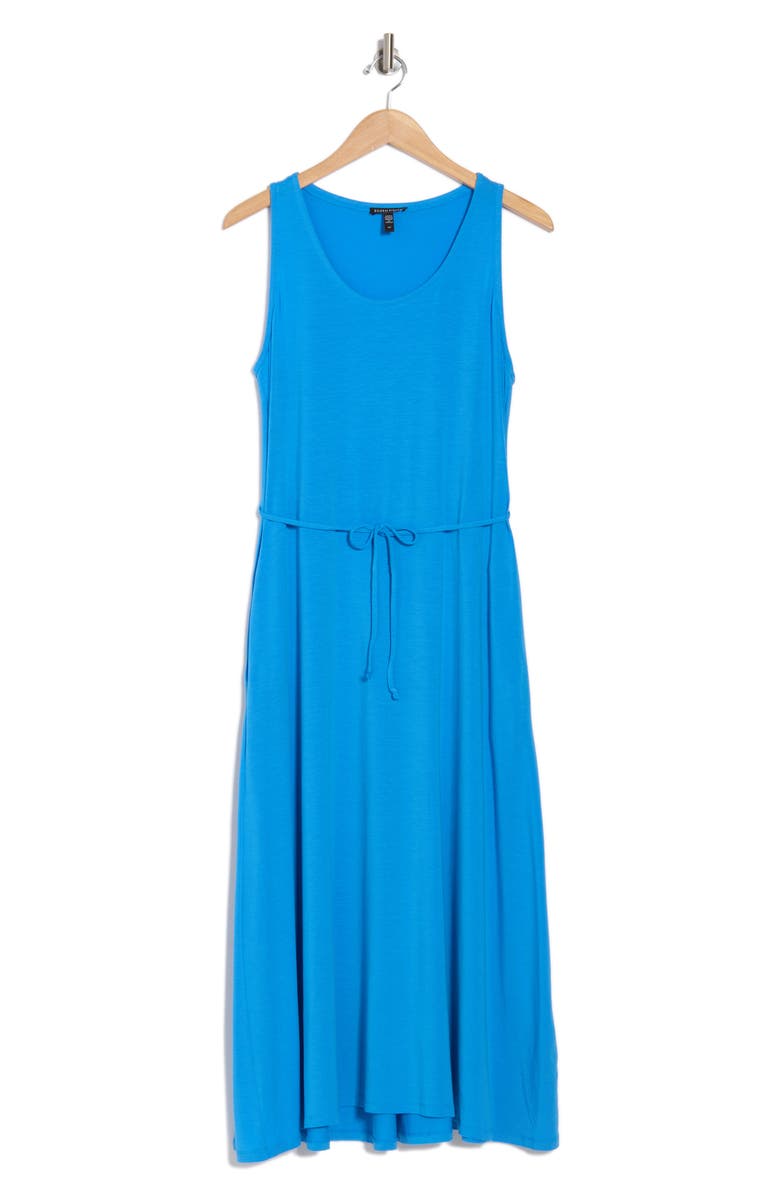 Eileen Fisher Racerback Jersey Tank Dress, Alternate, color, Calypso