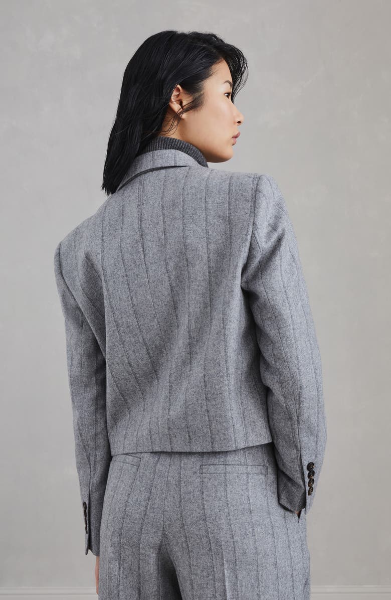 Brunello Cucinelli Cropped blazer with monili, Alternate, color, 